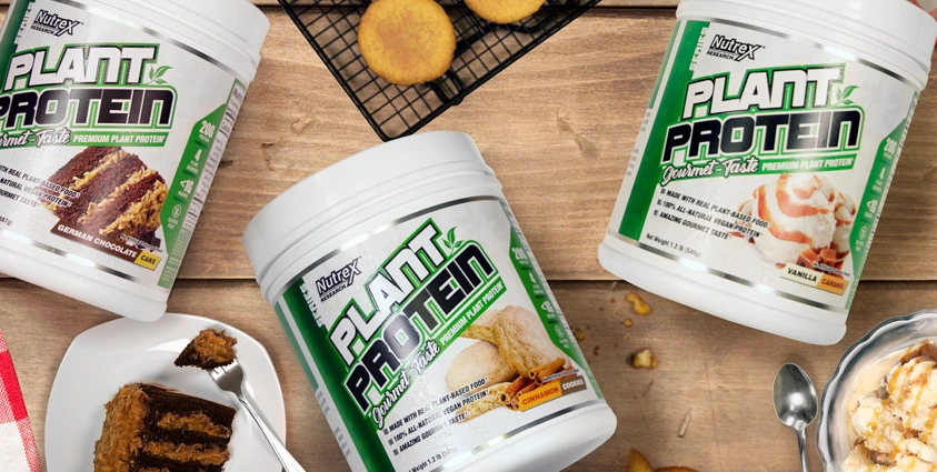 Nutrex Plant Protein product post