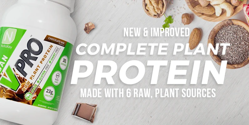 V Pro plant protein product post